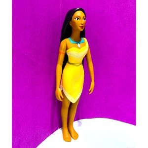 DISNEY VINTAGE 1995 POCAHONTAS INDIAN VINYL DOLL PRINCESS OF POWTAN APPLAUSE 10”